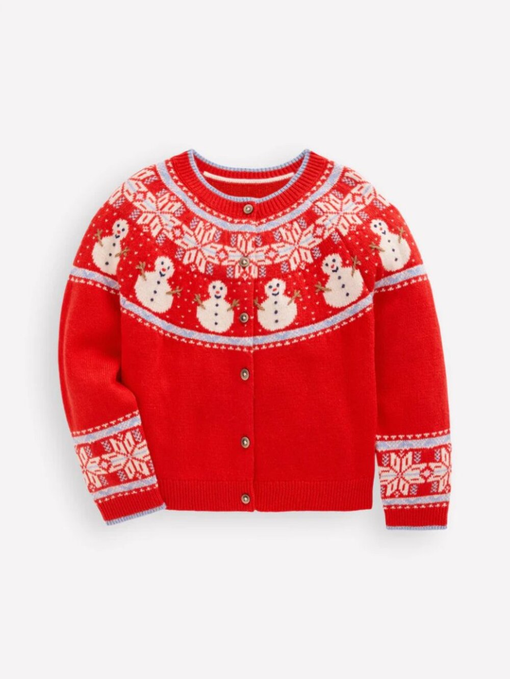 NWOT Mini Boden Edie Fair Isle Cardigan